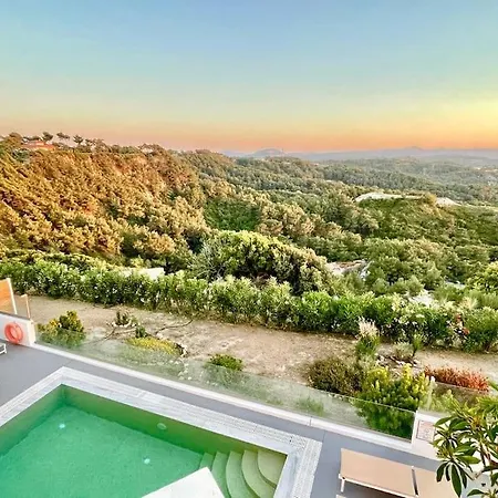 Villa Kalithea-hills With Pool For 8 Up To 12 In Rhodes Town Asgourou