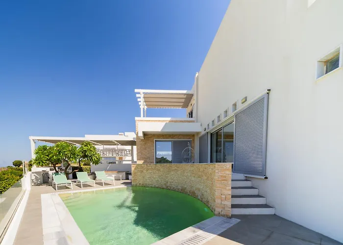 Kalithea-hills With Pool For 8 Up To 12 In Rhodes Town Villa
